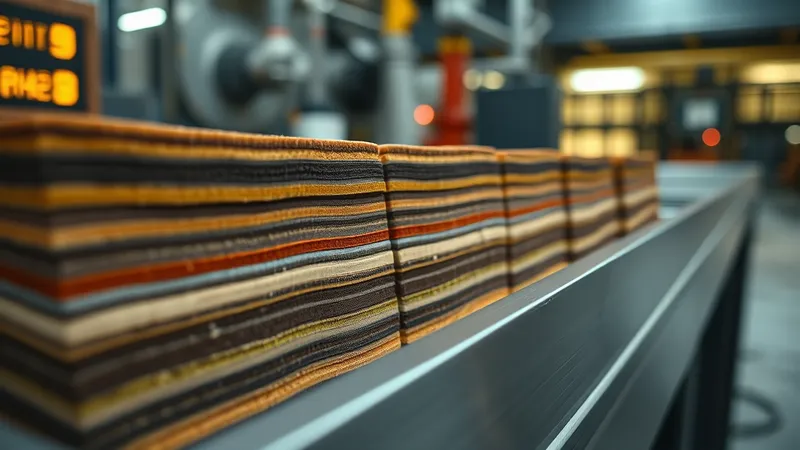 Muestras de núcleos geológicos organizadas en capas superpuestas, evocando datos históricos acumulados en distintas capas de tiempo.