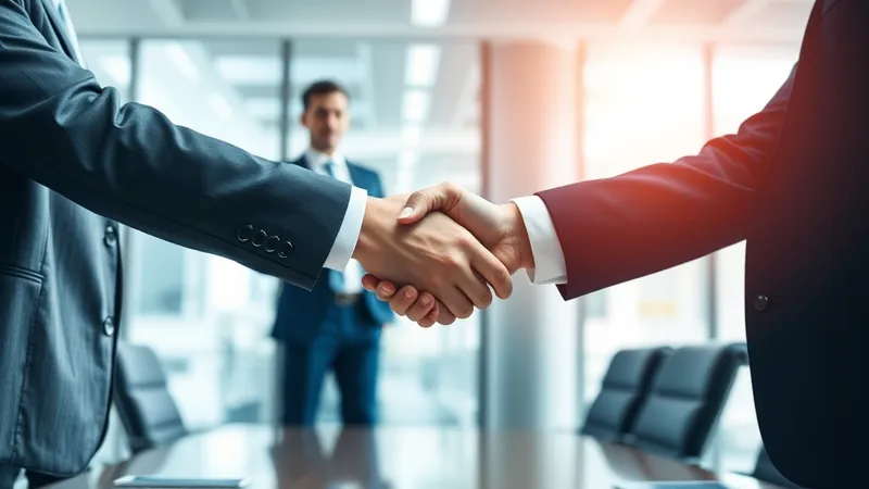 Ejecutivos cerrando una negociación unificada de contratos SAP con un acuerdo
